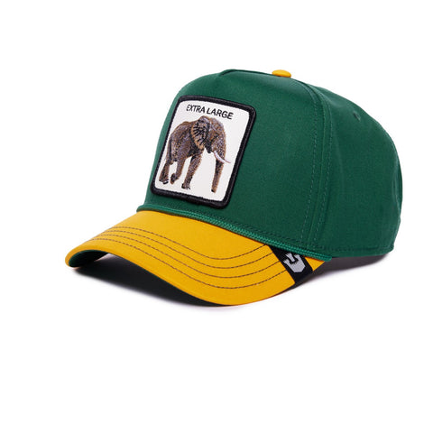 Goorin Bros | Extra Large Elephant | Baseball Green Yellow