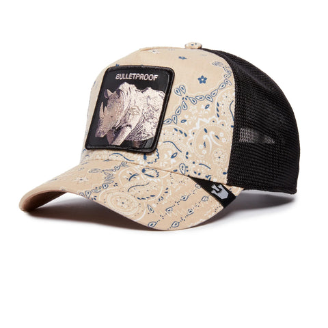 Goorin Bros | Bulletproof Rhino | Bandana Beige Black